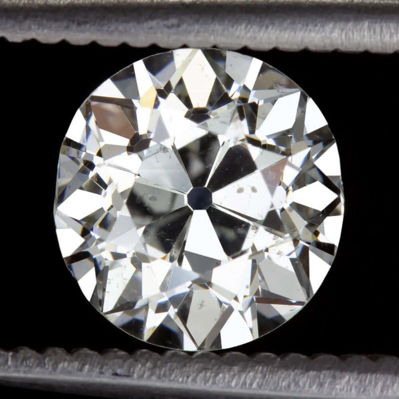 2ct GIA CERTIFIED J SI2 OLD EUROPEAN CUT DIAMOND VINTAGE LOOSE ESTATE 2 CARAT