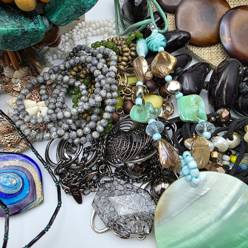 Vintage Costume Jewelry Lot Over 3 Pounds For Craft Repurpose Wear Estate Junk gallery