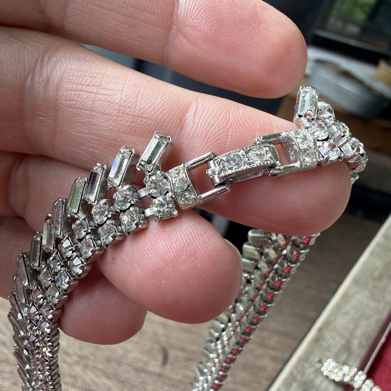 Vintage Rhinestone Lot Estate Sale Find Beautiful gallery