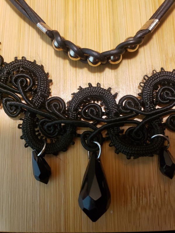 Goth Biker Punk Black & Silver Tone Necklaces, Bracelets, Earrings gallery