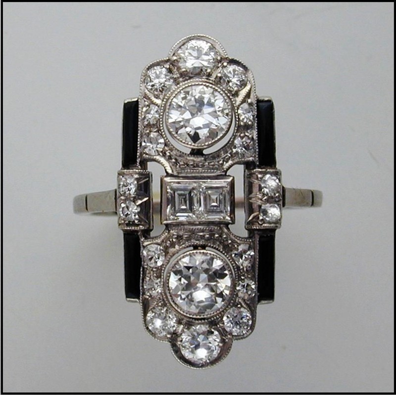 Round Cut 3.12CT Lab Created Diamond Antique & Vintage Ring 14K White Gold Over