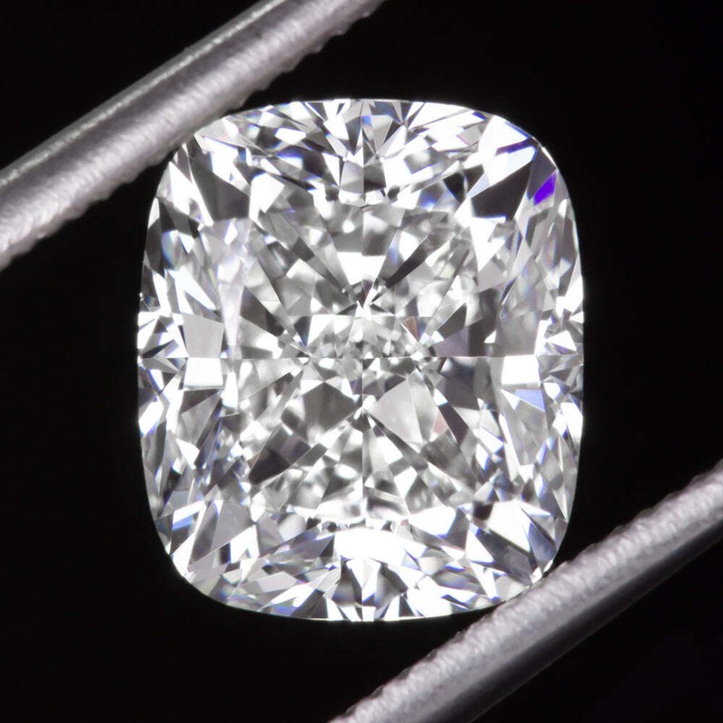 1.5ct LAB CREATED DIAMOND F VS2 IGI CERTIFIED ELONGATED CUSHION SHAPE CUT LOOSE