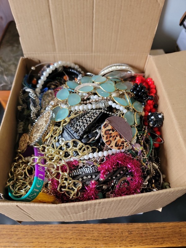 Junk Jewelry Craft Lot Vintage-Now 12 Lbs