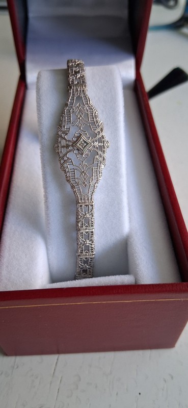 Depresion Era 1920-1930’s Art Deco Filigree bracelet