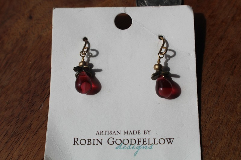 ROBIN GOODFELLOW DESIGNS EARRINGS 6MM X 7/8″