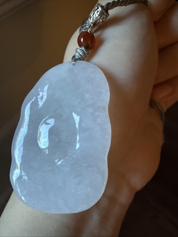 純天然翡翠A貨冰悟道 Burma Grade A Jadeite Certified Spiritual Enlightenment gallery