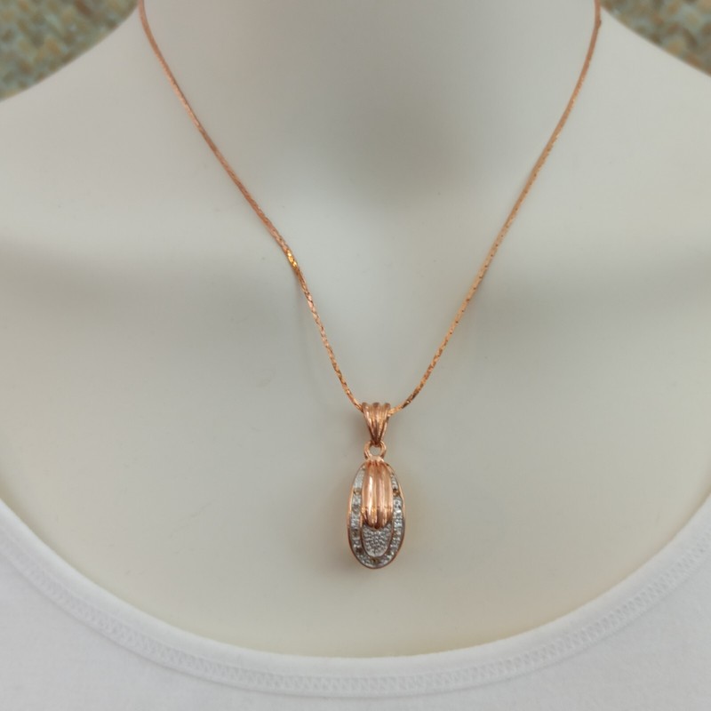 Rose Red Gold Tone Set Necklace Earrings Ring Signed ML Vintage Rhinestone Gift gallery
