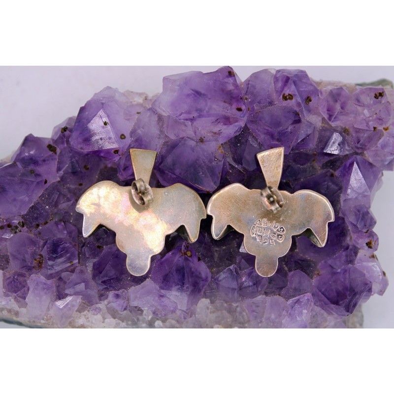 Taxco TS-109 Sterling Silver Grape Cluster Earrings gallery