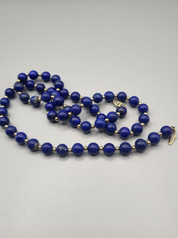 Lapis Lazuli Beaded Necklace