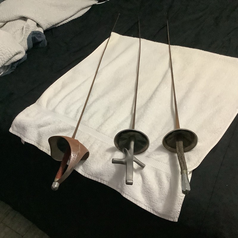 Estate Sale Find Lot Of 3 Vintage Fencing Foils gallery