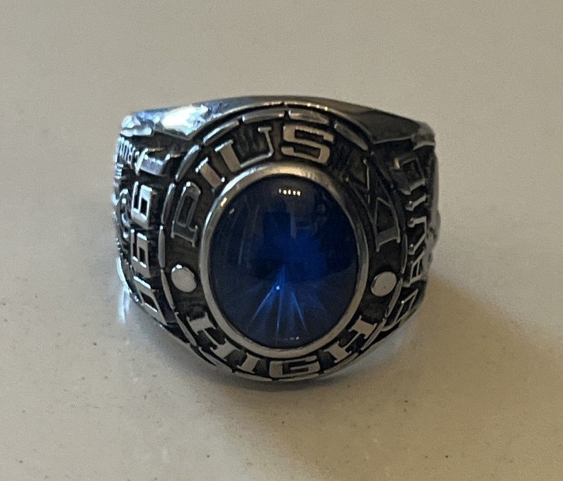 Vintage 1990 Class Ring R Johns Ltd Valadium Men’s Size 10