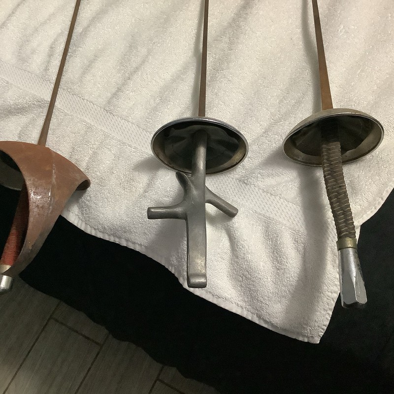 Estate Sale Find Lot Of 3 Vintage Fencing Foils gallery