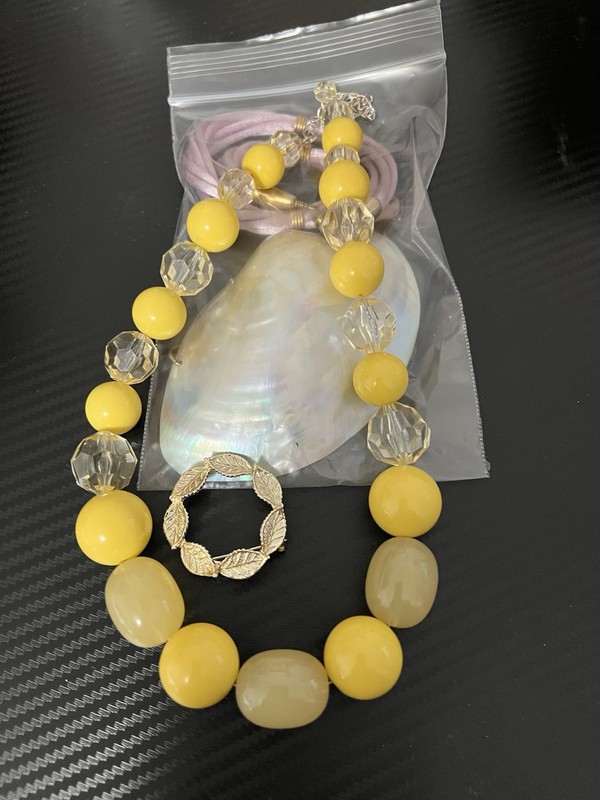 1+ LB Mystery Floral Bag Estate Sale Jewelry Bulk Fashion Costume Vintage Modern gallery