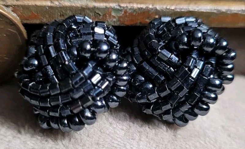 Vintage Costume jewelry clip on earrings 1980s 1990s
