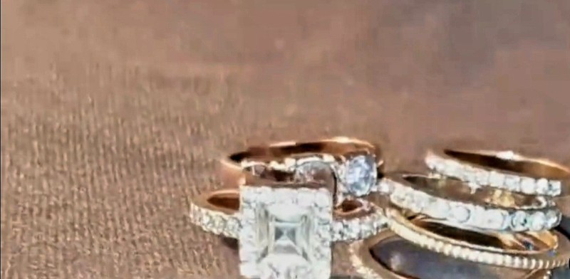 .50ct Natural White Diamond Eyes Snake Ring | 8 Cut | Benzantine Copper Bronze gallery