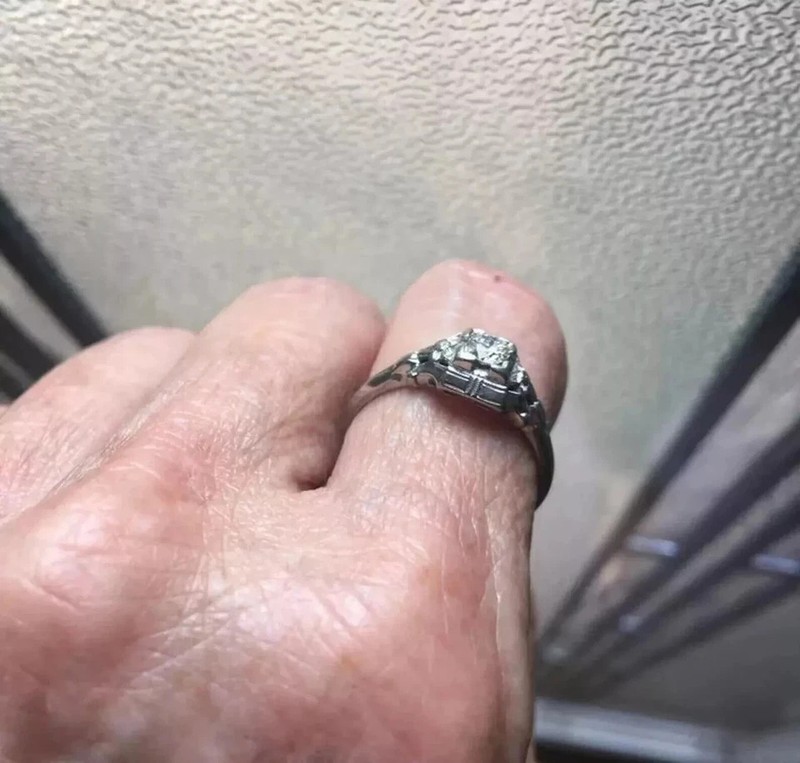 2 Ct Round Lab Created Diamond Art Deco Style Engagement 14K WHite Gold Fn Rings gallery