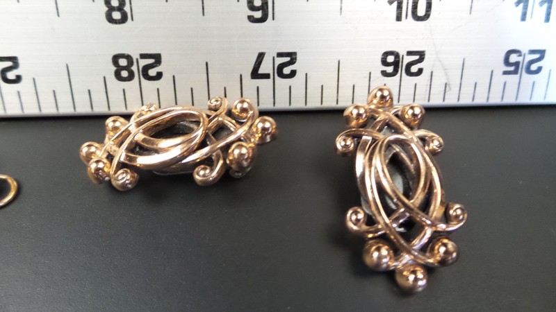 VINTAGE PARURE COPPER copyrightRENOIR SIGNED NECKLACE BRACELET AND EARRINGS SET gallery