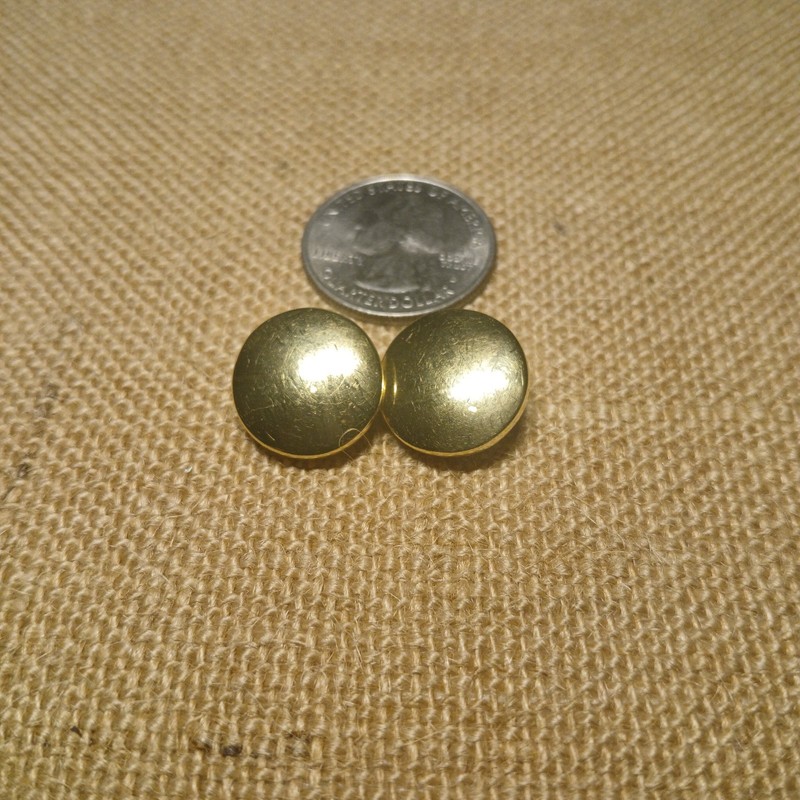 RARE Vintage Henkel & Grosse Gold Plated Clip On Earrings Mid Century Runway gallery