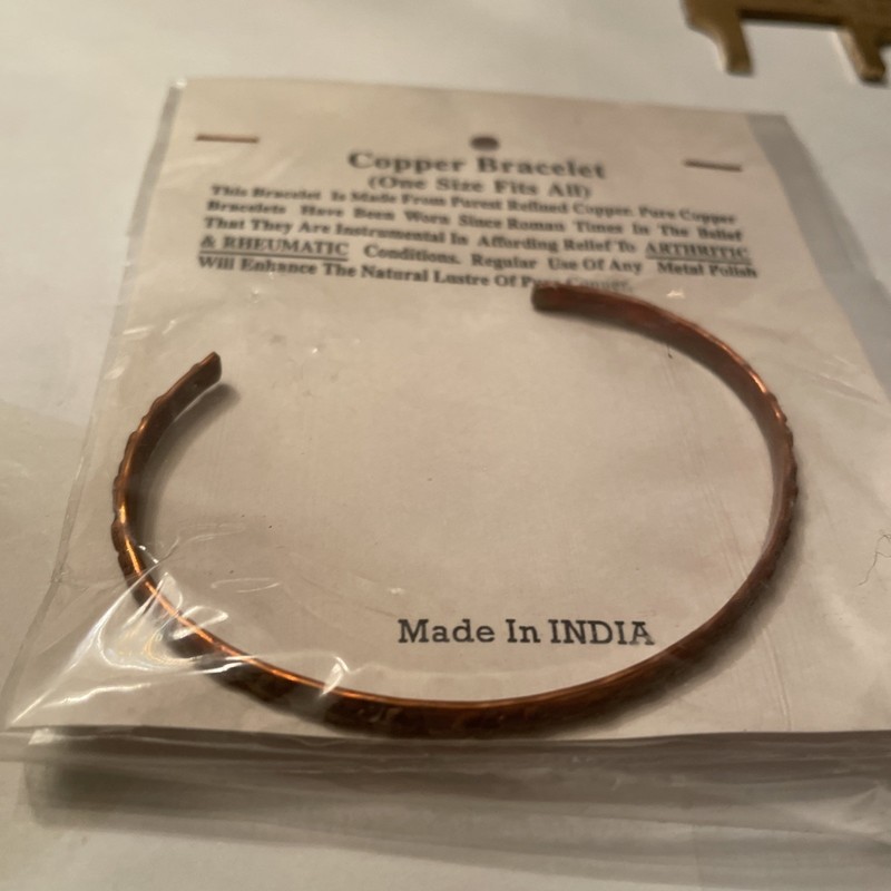 VTG NOS Copper Bangle Bracelet gallery