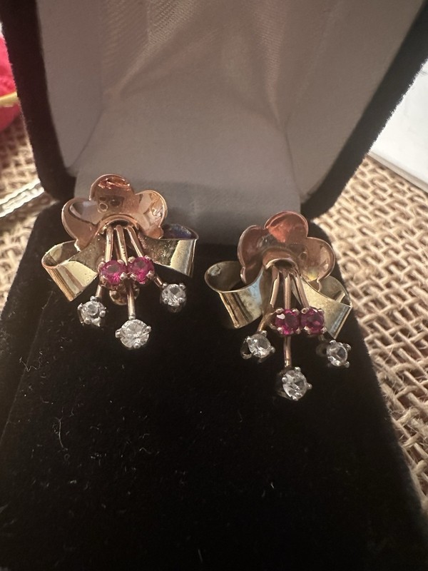 Screwback Gold Earrings