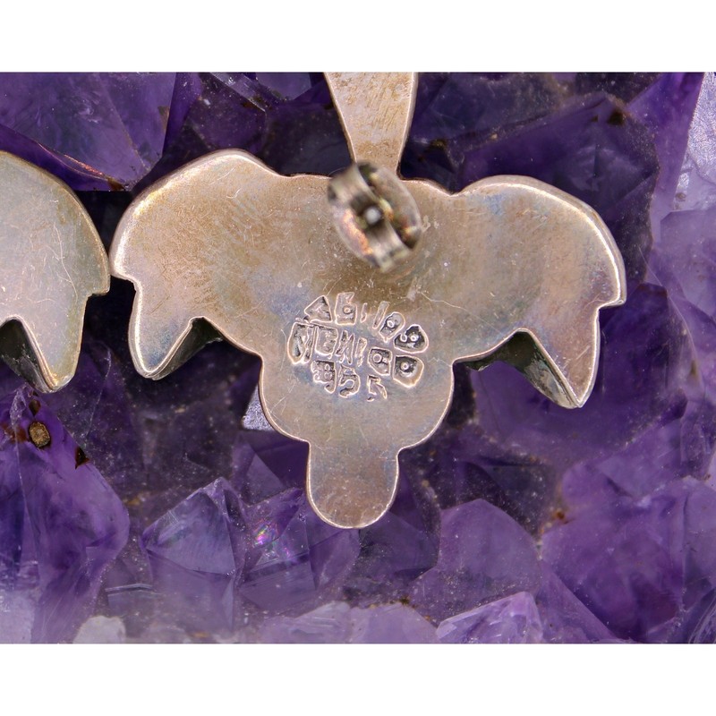 Taxco TS-109 Sterling Silver Grape Cluster Earrings gallery