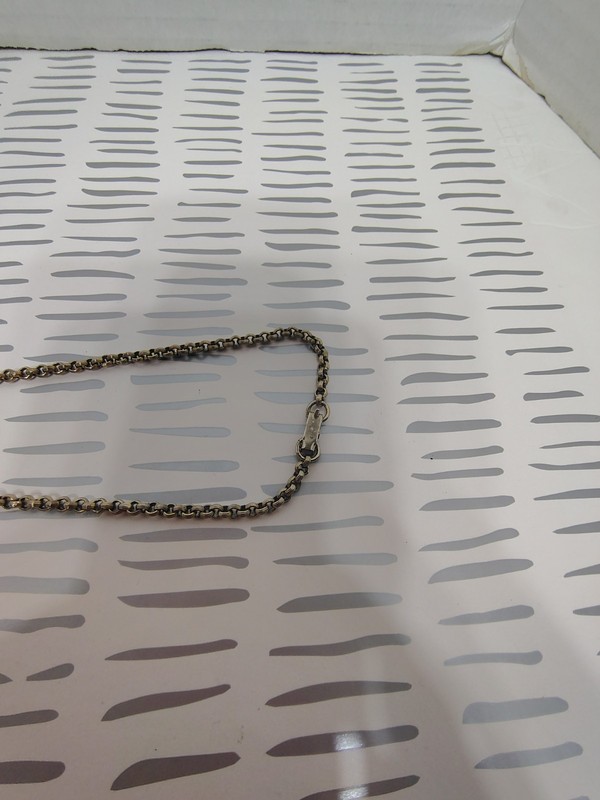 Vintage Costume Crusaders Cross Necklace Silver Tone gallery