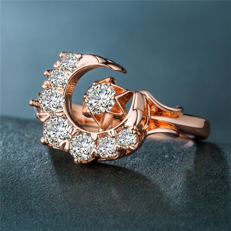 14K Gold Plated Iconic Retro Vintage Style Ring 2Ct CZ Ring Gift For Girlfriend gallery