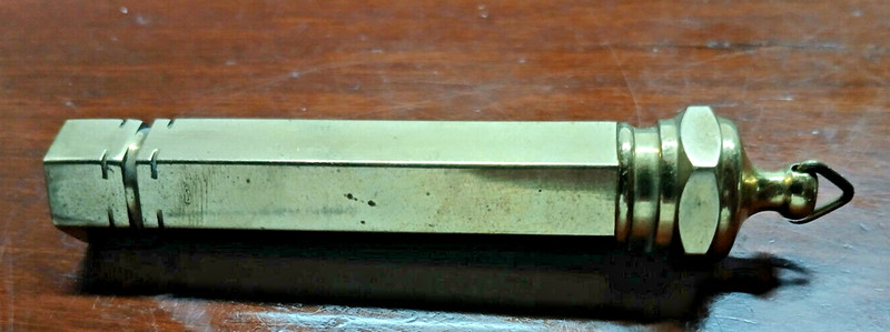 Vintage Brass Keepsake Pendant