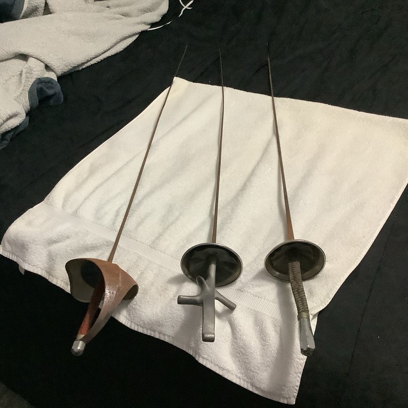 Estate Sale Find Lot Of 3 Vintage Fencing Foils gallery