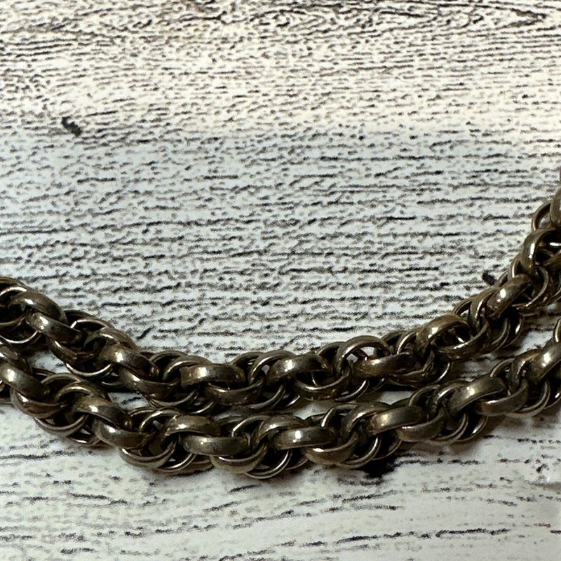 Gold Tone 15-18” Adjustable Choker Chain Necklace Vintage gallery
