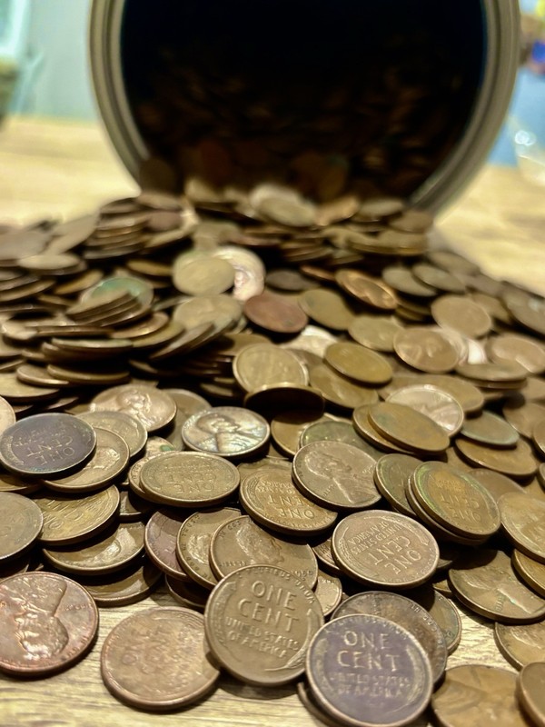 20 Coin Lot of Vintage Lincoln Wheat Cents for Jewelry. Antique Reverse FREE S&H
