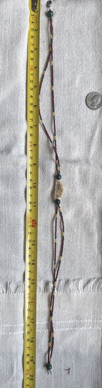 #3 Vintage Beaded Necklace with Carved Turtle Pendant – Artisan Tribal Jewelry gallery