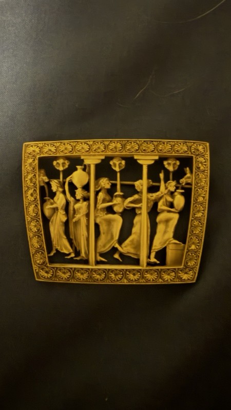 Vintage Brooch Pin Jewelry Museum of Fine Arts Boston-Gold Tone Pin